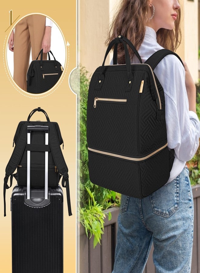 Fasrom Breast Pump Bag Backpack with Cooler Compatible with Spectra S1, S2 and Medela Pumps, Wearable Pumping Bag with Waterproof Mat for Working Moms, Black (Patent Design) - Image 5